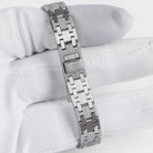 Audemars Piguet Royal Oak 67076BC.Z.1100BC.01 'Ladies' White Gold Diamond Emerald Dial Diamond Bezel Quartz