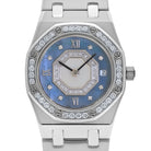 Audemars Piguet Royal Oak 67371BC/093 'Ladies' White Gold Blue Mother of Pearl Diamond Dial Diamond Bezel Quartz (2002)