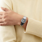 Audemars Piguet Royal Oak 67371BC/093 'Ladies' White Gold Blue Mother of Pearl Diamond Dial Diamond Bezel Quartz (2002)