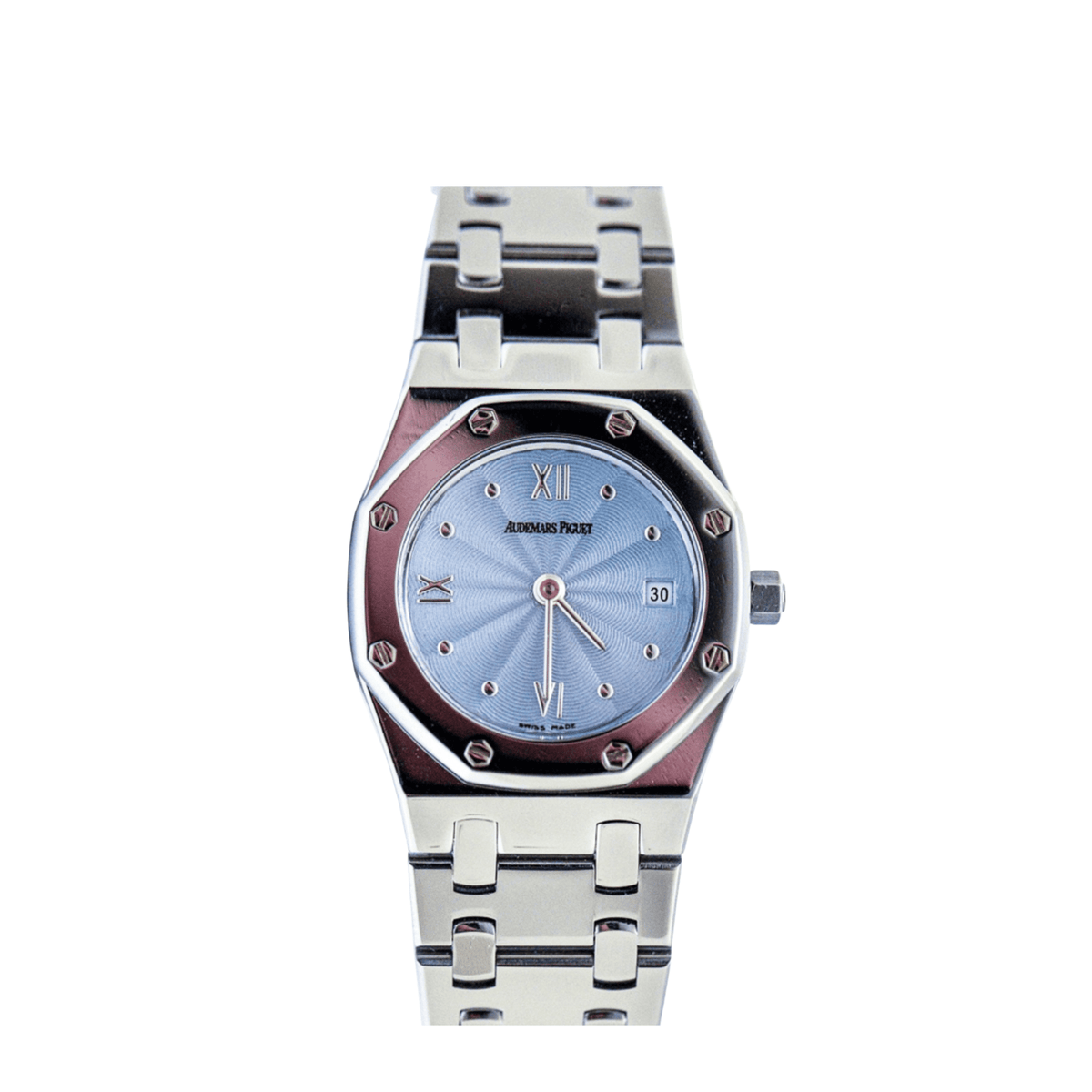 Audemars Piguet Royal Oak 67470ST.PP.1120ST.01 'Ladies' Stainless Steel Light Ice Blue Dial Quartz