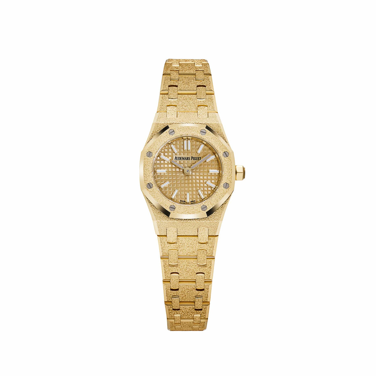 Audemars Piguet Royal Oak 67630BA.GG.1312BA.01 'Mini' Frosted Yellow Gold Quartz (2026)