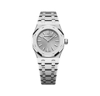 Thumbnail for Audemars Piguet Royal Oak 67630BC.GG.1312BC.01 'Mini' Frosted White Gold Quartz