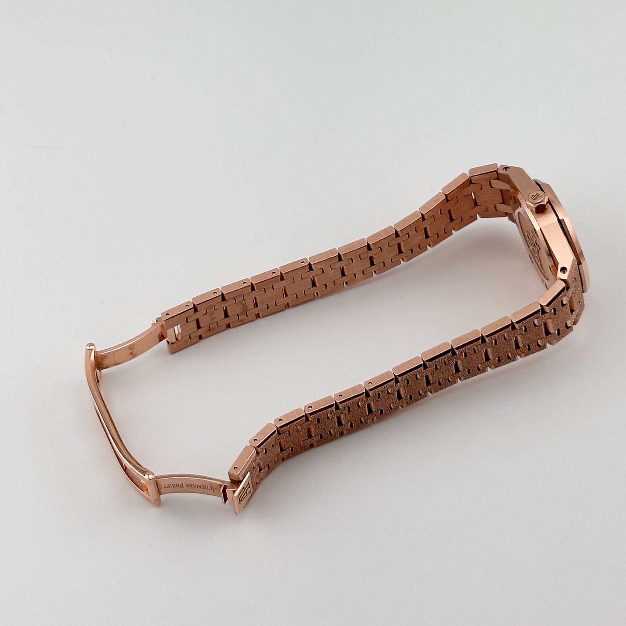 Audemars Piguet Royal Oak 67630OR.GG.1312OR.01 'Mini' Frosted Rose Gold Quartz (2025)