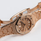 Audemars Piguet Royal Oak 67630OR.GG.1312OR.01 'Mini' Frosted Rose Gold Quartz (2025)