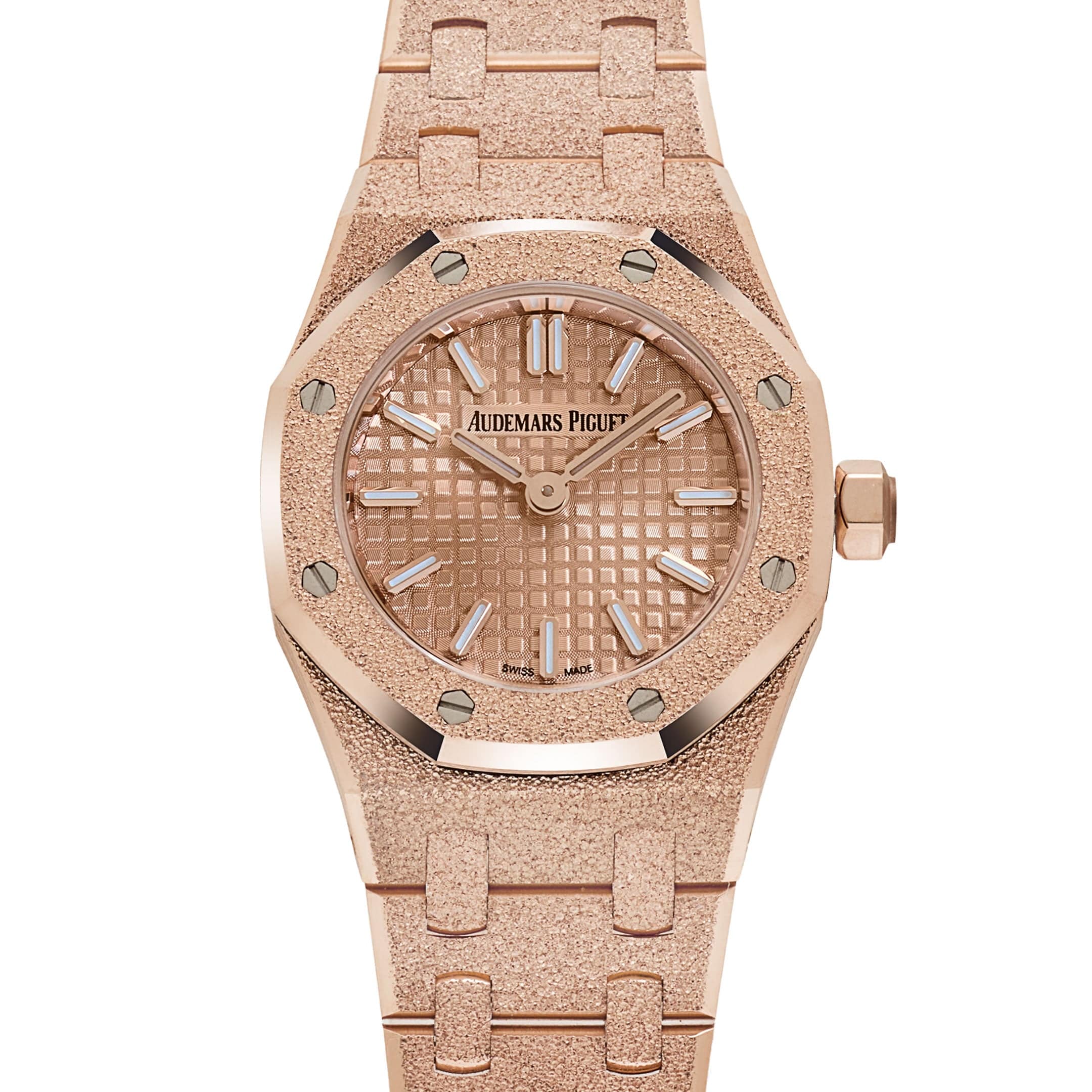 Audemars Piguet Royal Oak 67630OR.GG.1312OR.01 'Mini' Frosted Rose