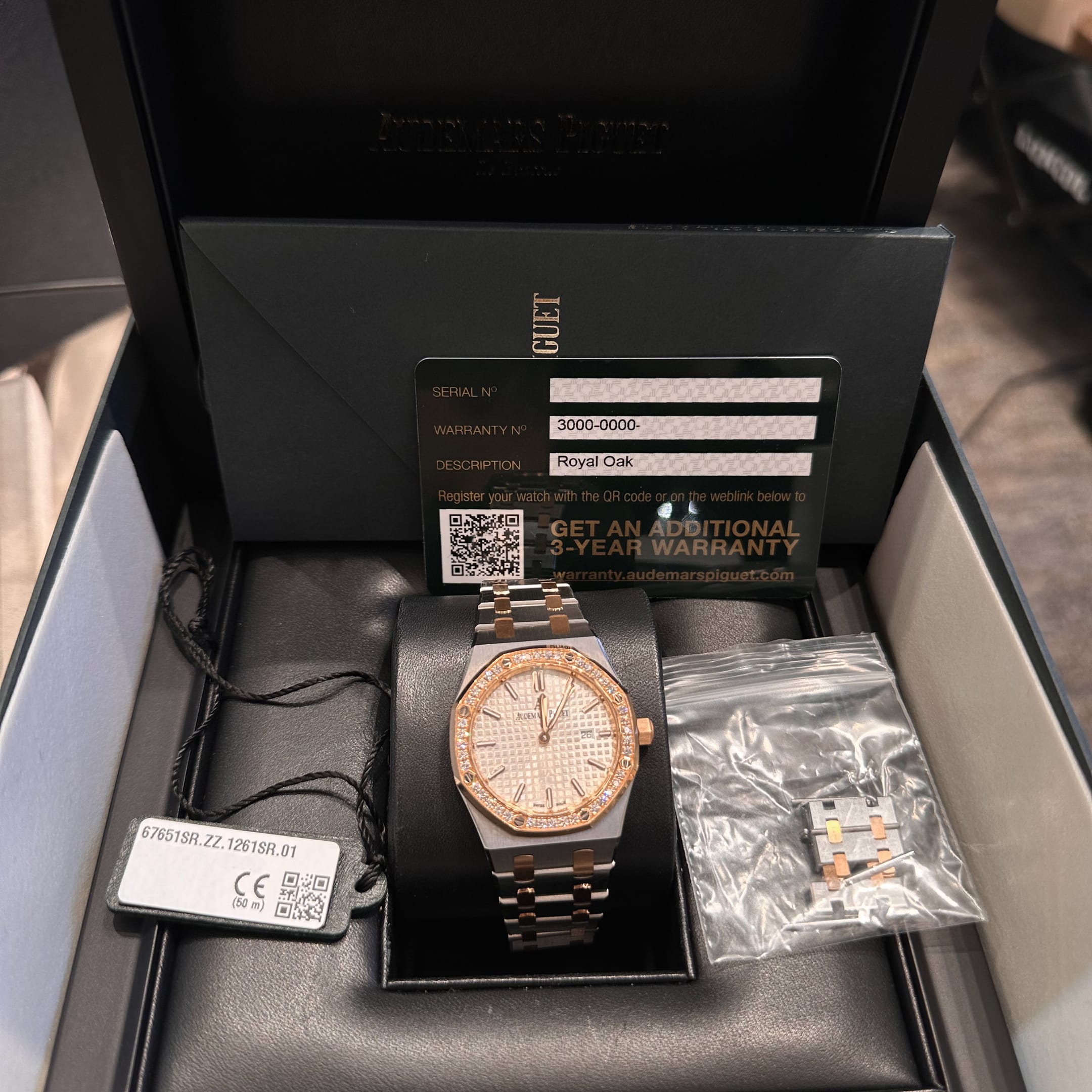 Audemars Piguet Royal Oak 67651SR.ZZ.1261SR.01 'Ladies' Rose Gold