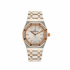 Luxury Watch Audemars Piguet Royal Oak Quartz Rose Gold Steel Diamond Bezel 67651SR.ZZ.1261SR.01 Wrist Aficionado