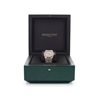 Thumbnail for Luxury Watch Audemars Piguet Royal Oak Quartz Rose Gold Steel Diamond Bezel 67651SR.ZZ.1261SR.01 Wrist Aficionado