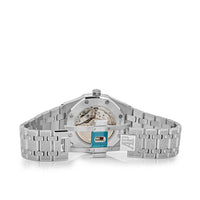 Thumbnail for Audemars Piguet Royal Oak 77353BC.GG.1263BC.01 Selfwinding Frosted White Gold Light Blue Dial