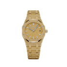 Audemars Piguet Royal Oak 77450BA.GG.1361BA.01 Frosted Yellow Gold Crystal Sand Dial (2024)