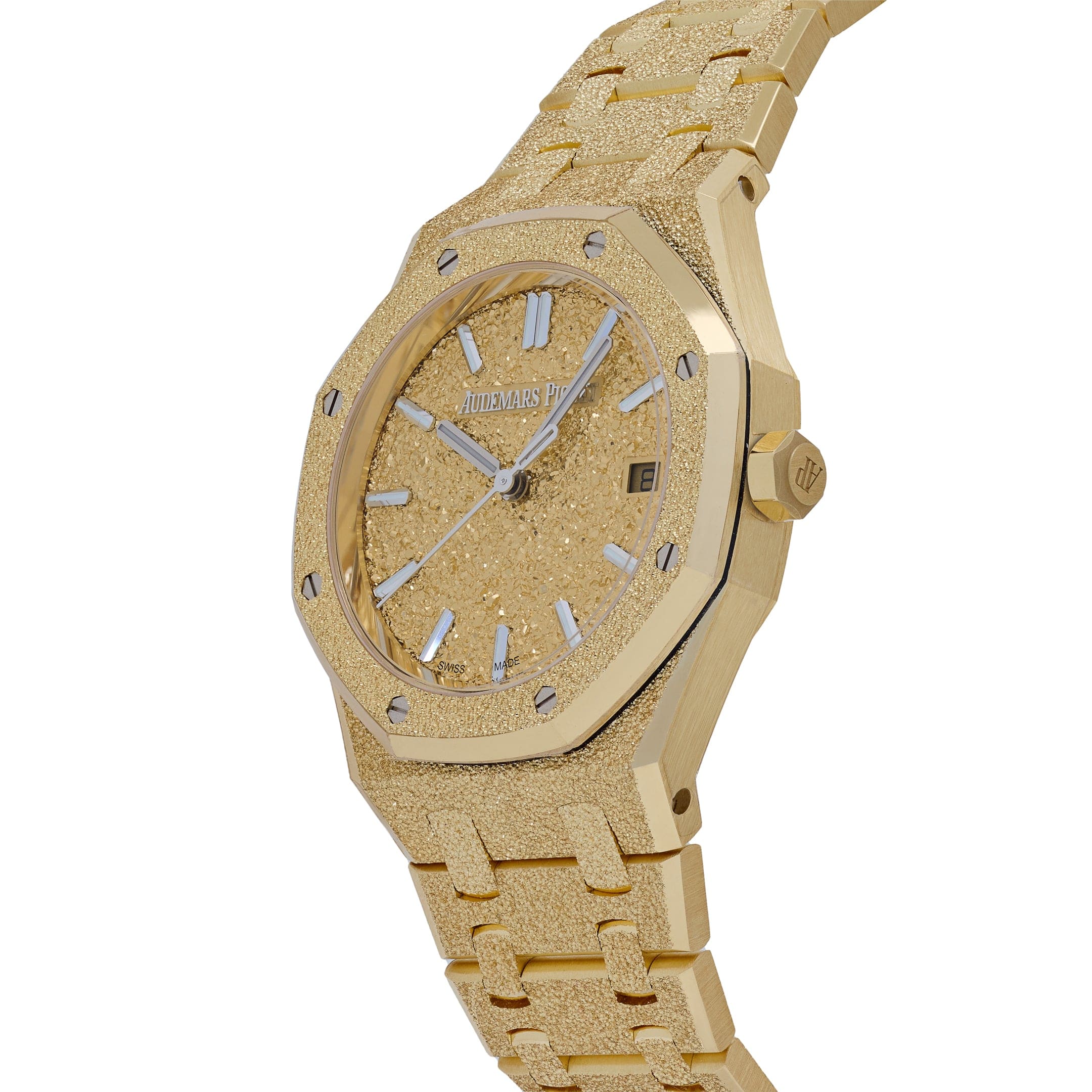Audemars Piguet Royal Oak 77450BA.GG.1361BA.01 Frosted Yellow Gold