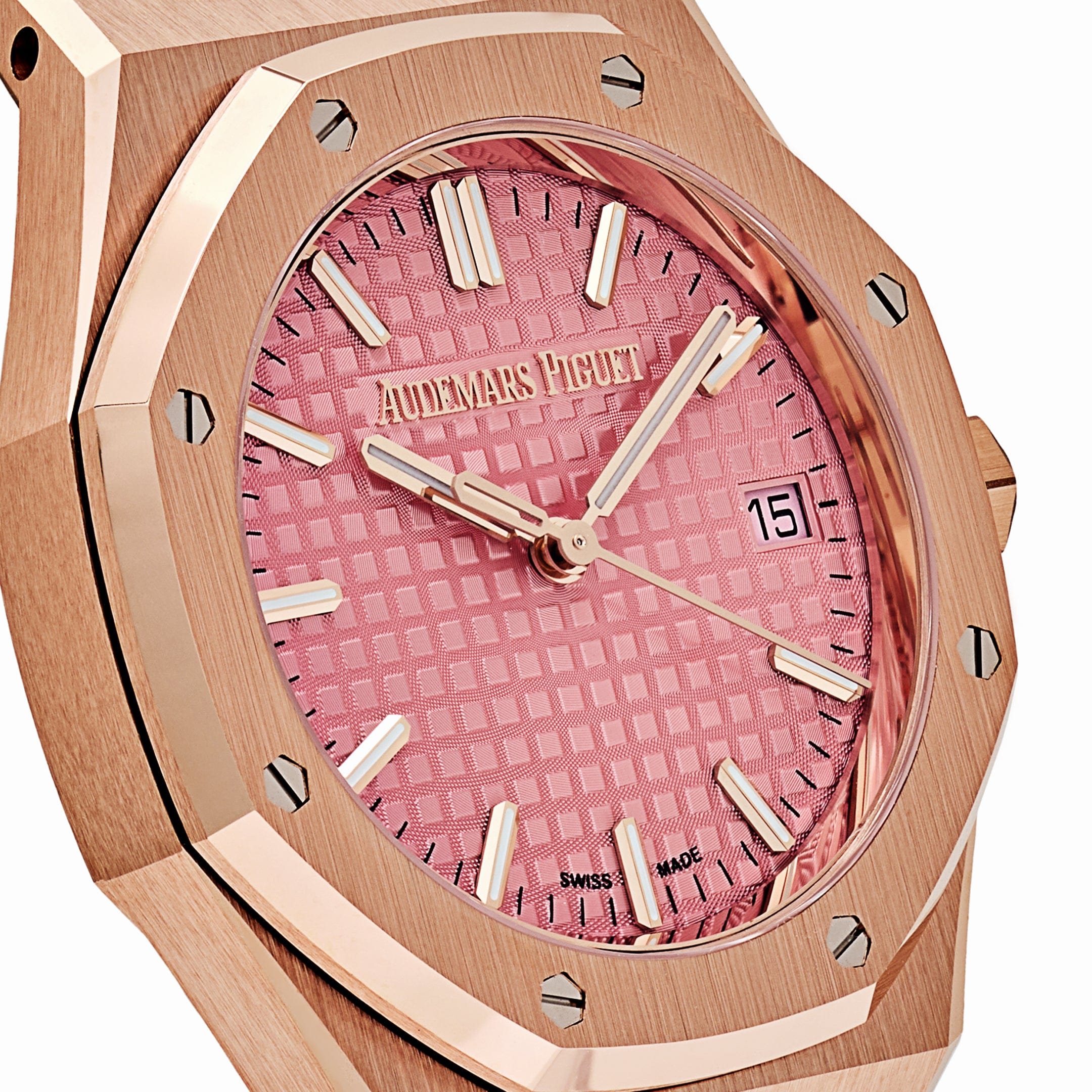 Audemars Piguet Royal Oak 77450OR.OO.1361OR.01 Rose Gold Pink Dial (2024)