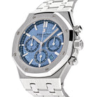 Luxury Watch Audemars Piguet Royal Oak Chronograph 38mm White Gold Light Blue Dial 26317BC.OO.1256BC.01 Limited 100pcs Wrist Aficionado