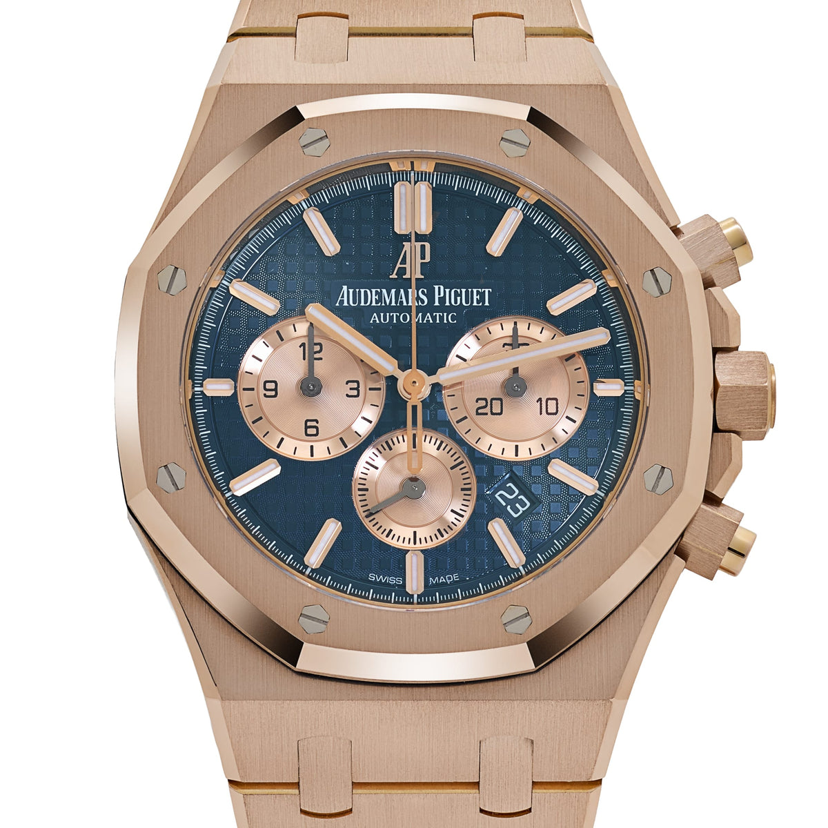 Audemars Piguet Royal Oak Chronograph 26331OR.OO.1220OR.01 Rose Gold Blue Dial (2018)