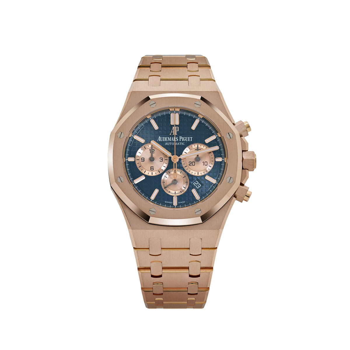 Audemars Piguet Royal Oak Chronograph 26331OR.OO.1220OR.01 Rose Gold Blue Dial (2018)