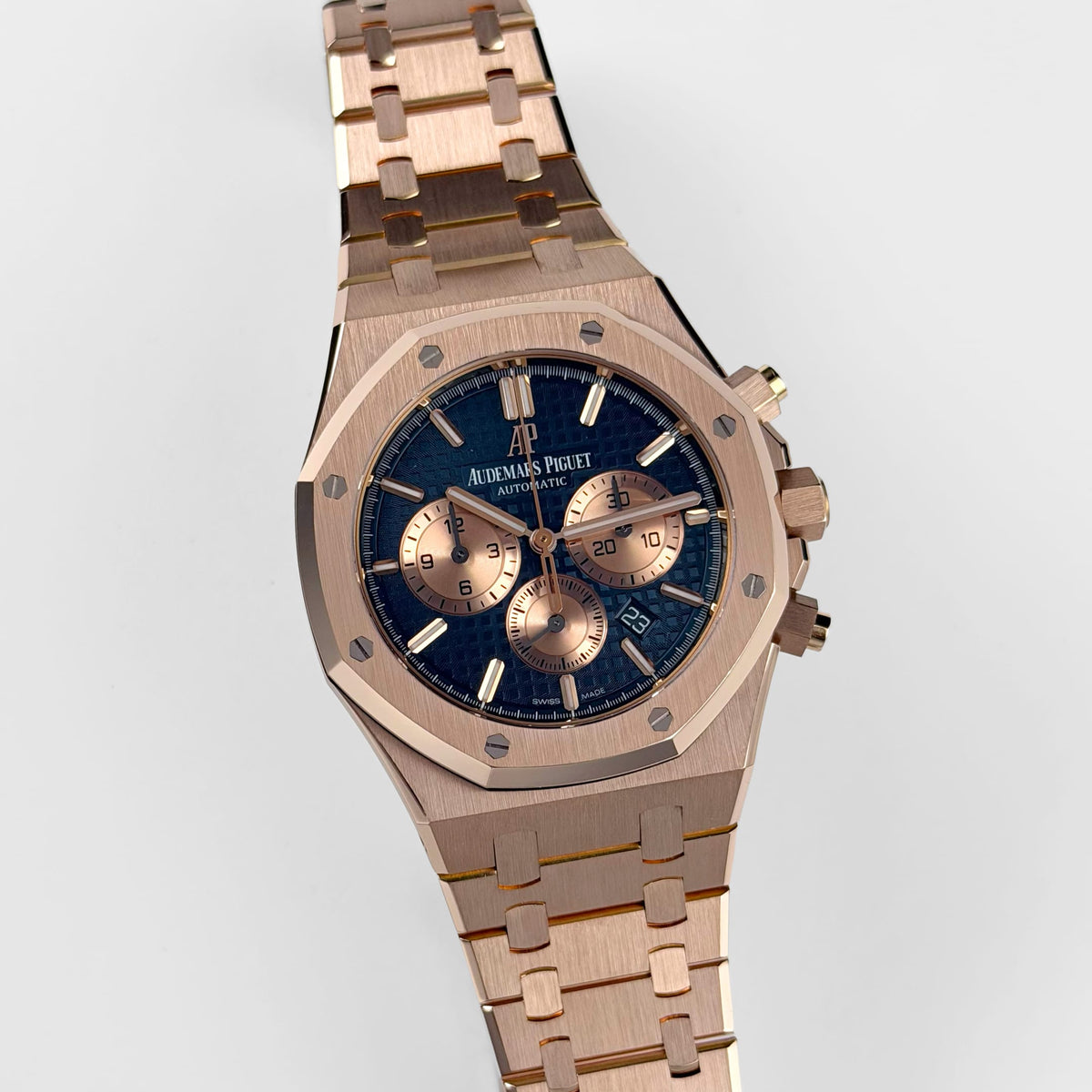 Audemars Piguet Royal Oak Chronograph 26331OR.OO.1220OR.01 Rose Gold Blue Dial (2018)