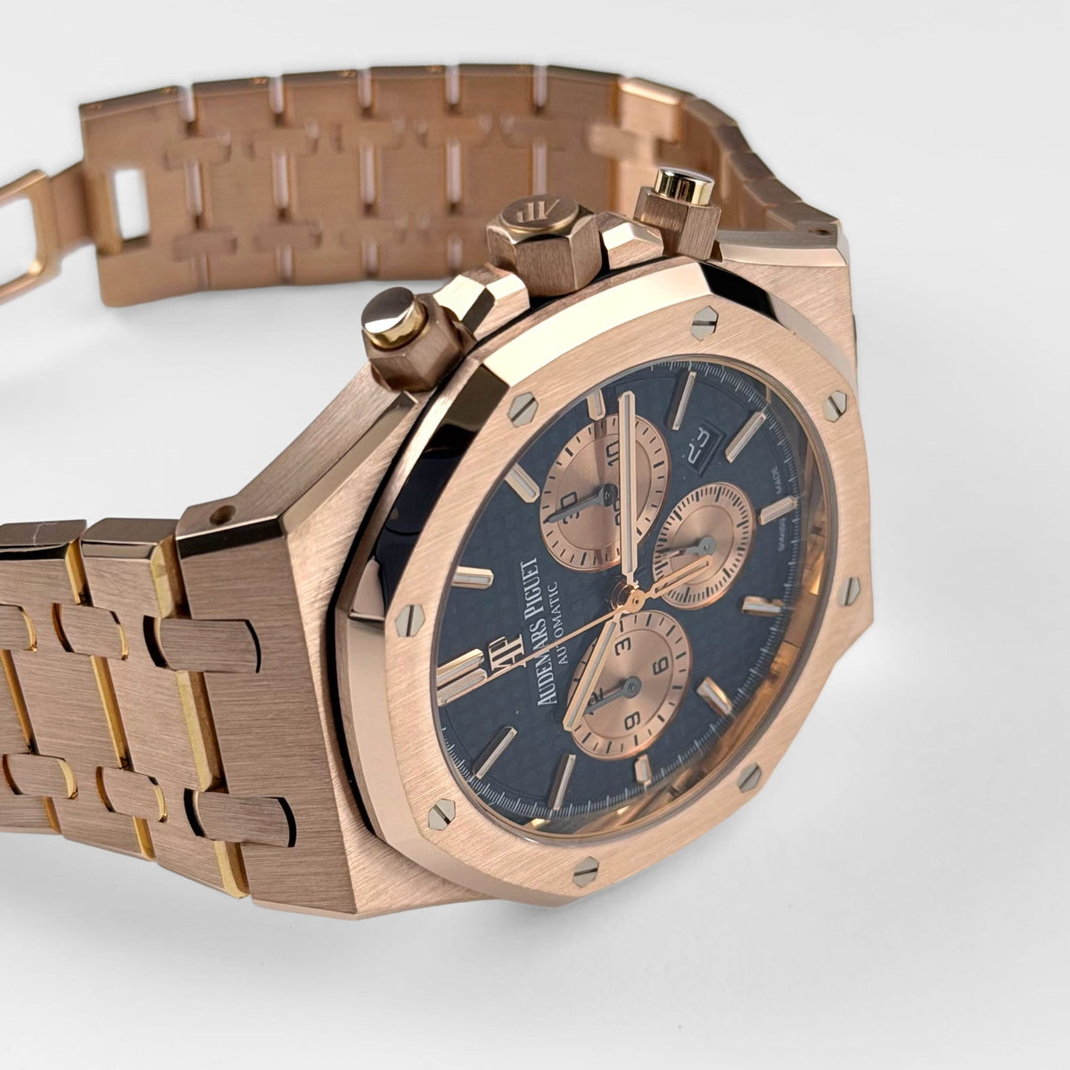 Audemars Piguet Royal Oak Chronograph 26331OR.OO.1220OR.01 Rose Gold Blue Dial (2018)