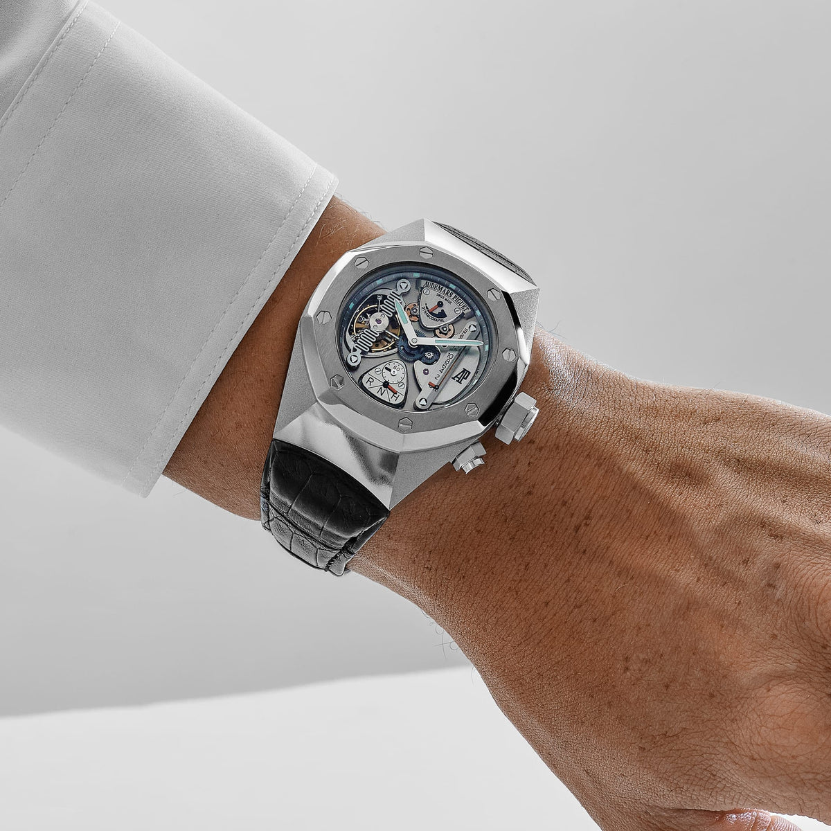 Audemars Piguet Royal Oak Concept 25980AI.OO.D003SU.01 Tourbillon Titanium Openworked