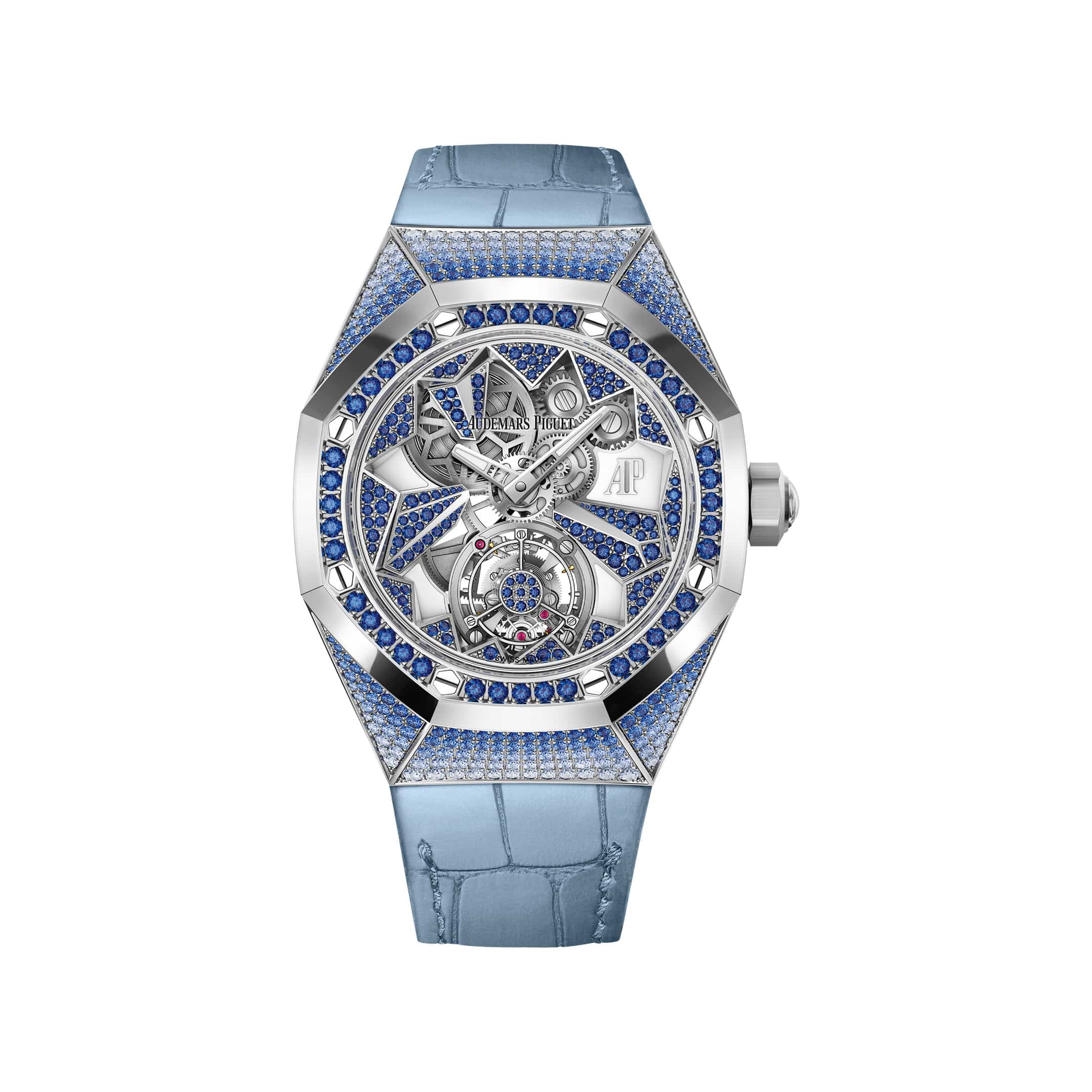 Audemars Piguet Royal Oak Concept 26227BC.SS.D314CR.01 Flying Tourbillon White Gold Blue Sapphire Dial