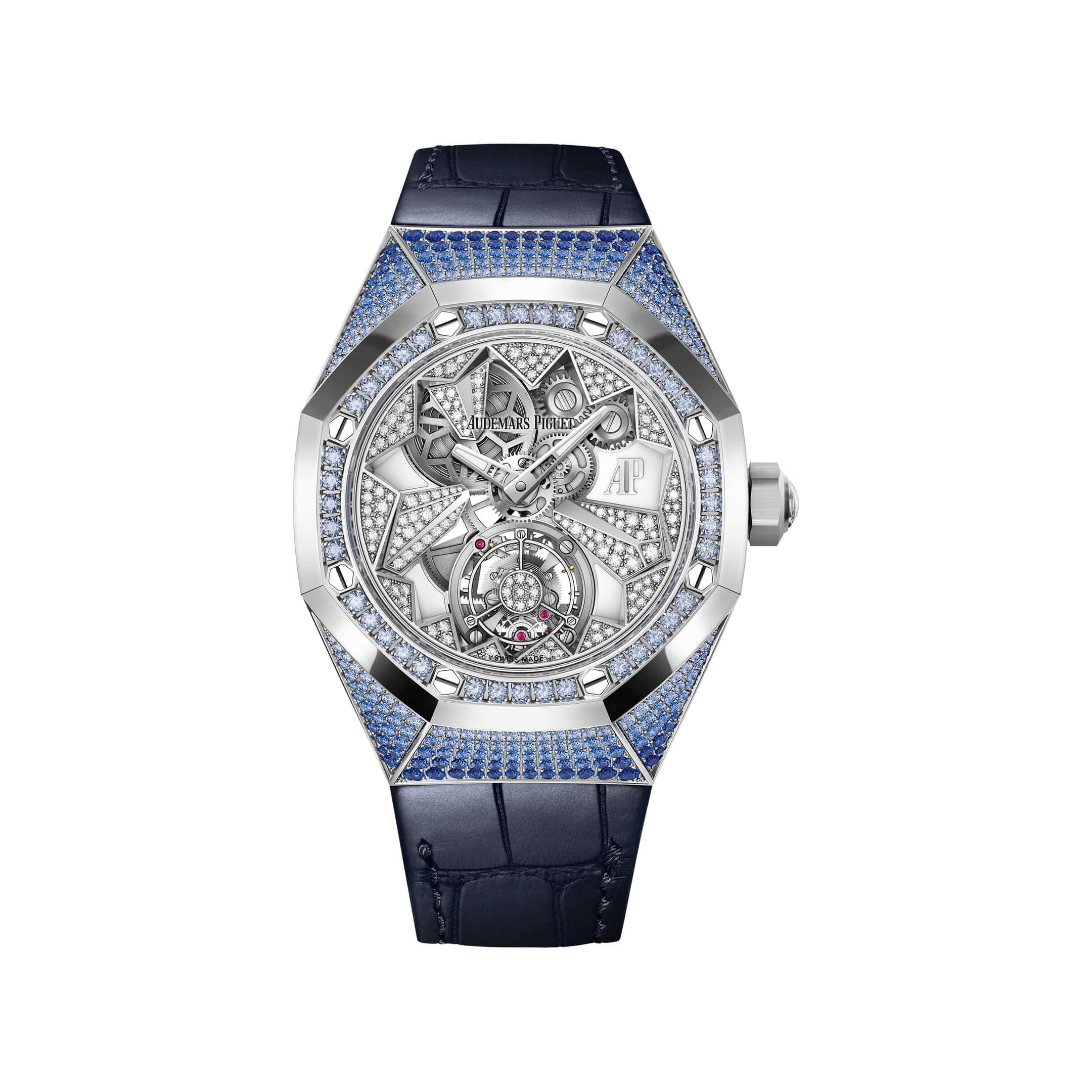 Audemars Piguet Royal Oak Concept 26227BC.SS.D326CR.01 Flying Tourbillon White Gold Diamond Dial Sapphire Bezel
