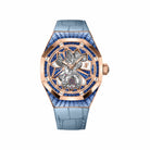 Audemars Piguet Royal Oak Concept 26228OR.SS.D314CR.01 'Ladies' Flying Tourbillon Rose Gold Blue Sapphire Dial