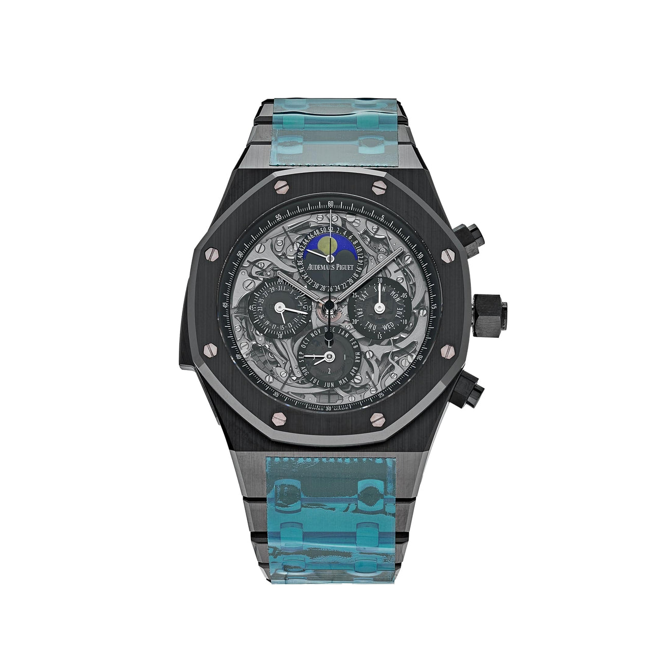 Luxury Watch Audemars Piguet Royal Oak Grand Complications Perpetual Calendar Black Ceramic 26605CE.00.1248CE.98 Wrist Aficionado