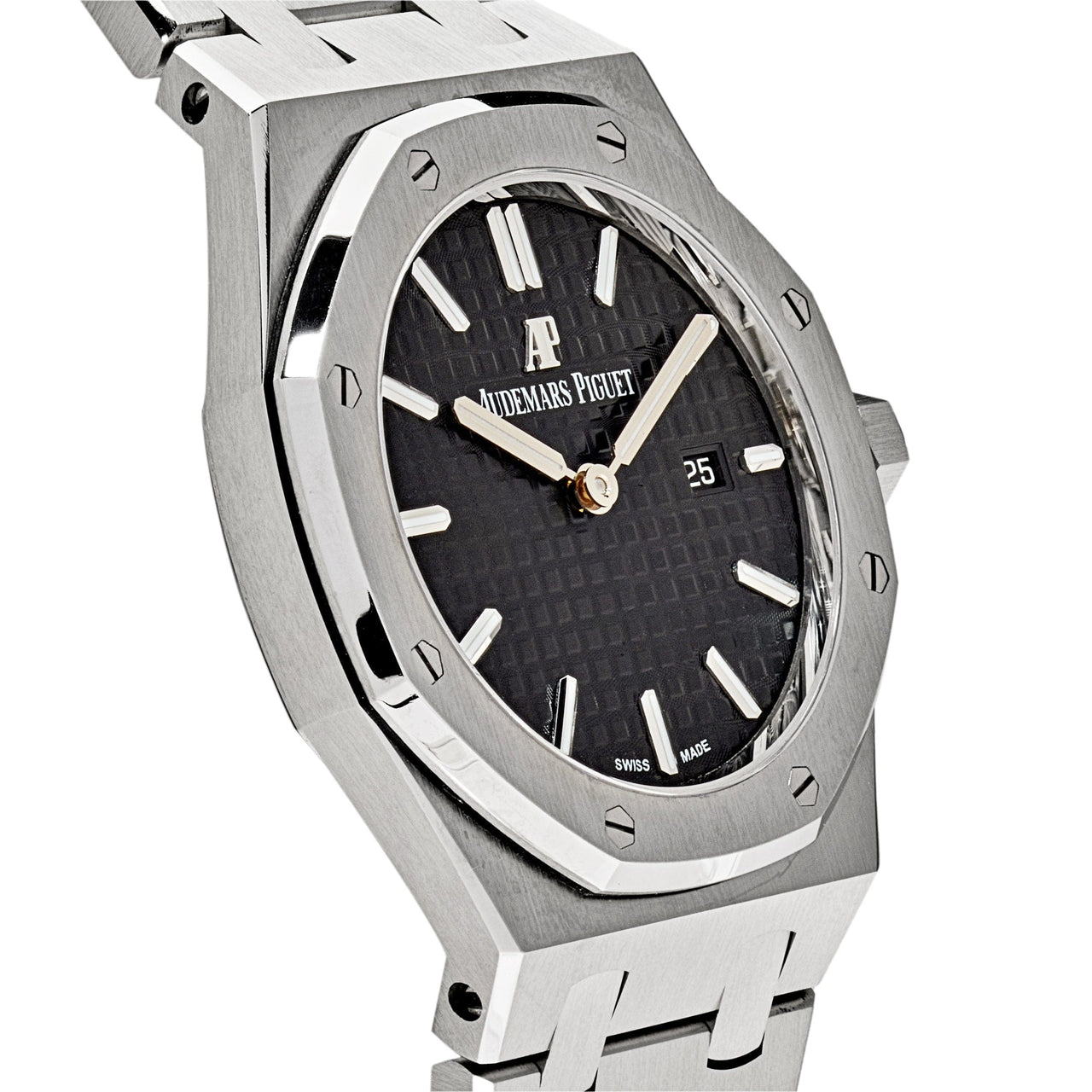 Luxury Watch Audemars Piguet Royal Oak Lady Quartz Steel 33mm Black Dial 67650ST.OO.1261ST.01 Wrist Aficionado