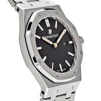 Thumbnail for Luxury Watch Audemars Piguet Royal Oak Lady Quartz Steel 33mm Black Dial 67650ST.OO.1261ST.01 Wrist Aficionado