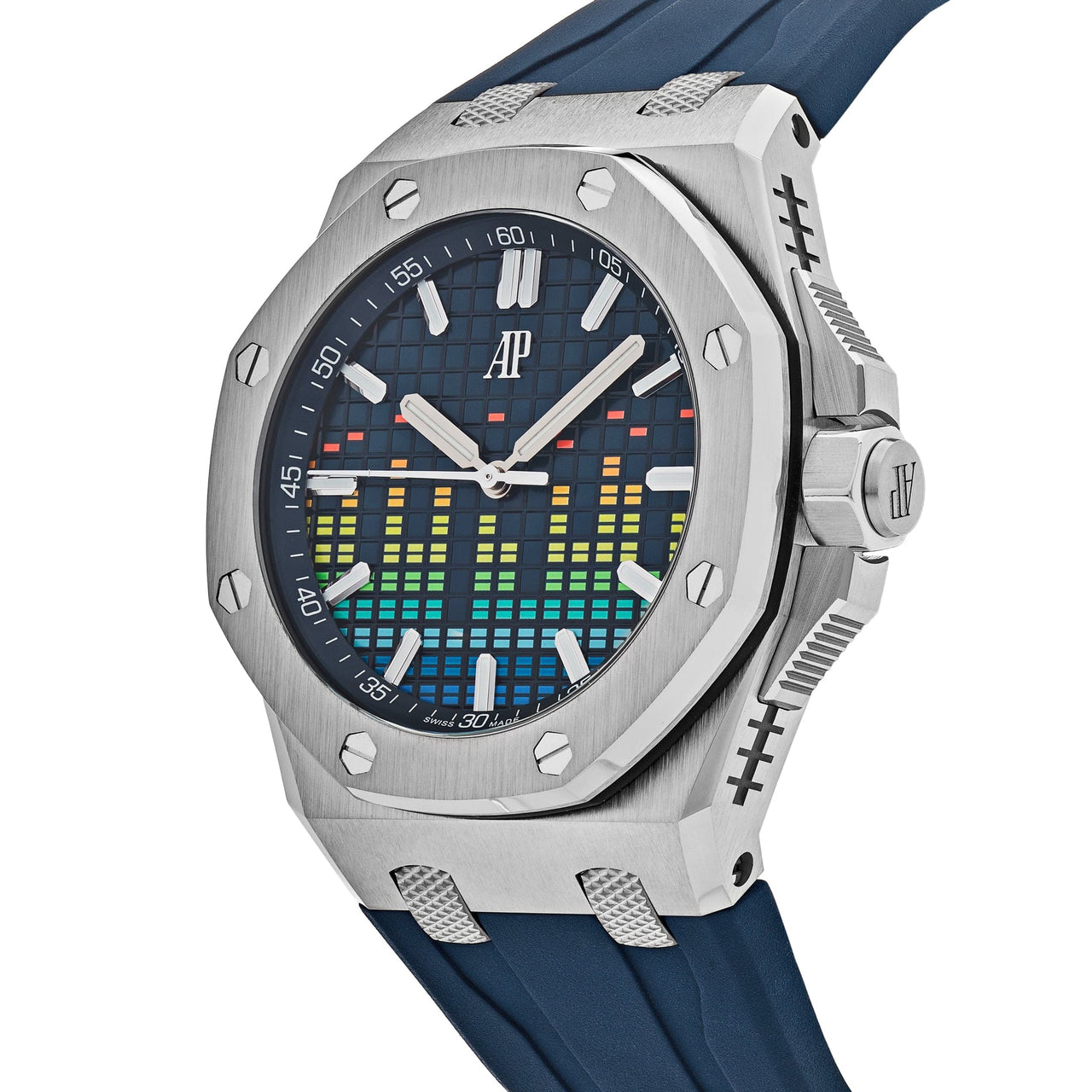 Luxury Watch Audemars Piguet Royal Oak Offshore Music Edition Titanium 43mm 15600TI.OO.A343CA.01 Wrist Aficionado