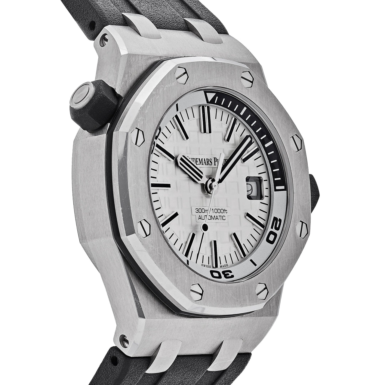 Audemars Piguet Royal Oak Offshore 15710ST.OO.A002CA.02  Diver Stainless Steel White Dial