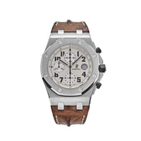 Thumbnail for Audemars Piguet Royal Oak Offshore 26020ST.OO.D091CR.01.A Chronograph 'Safari' Stainless Steel White Dial