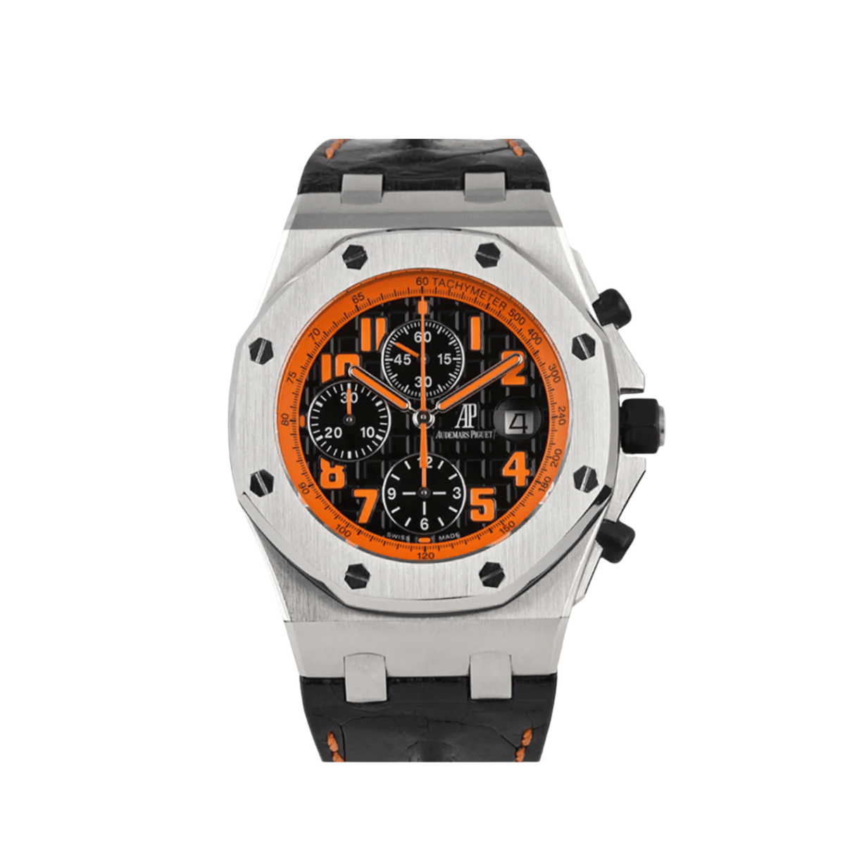 Audemars Piguet Royal Oak Offshore 26170ST.OO.D101CR.01 Chronograph 'Volcano' Stainless Steel Black Arabic Orange Dial (2010)