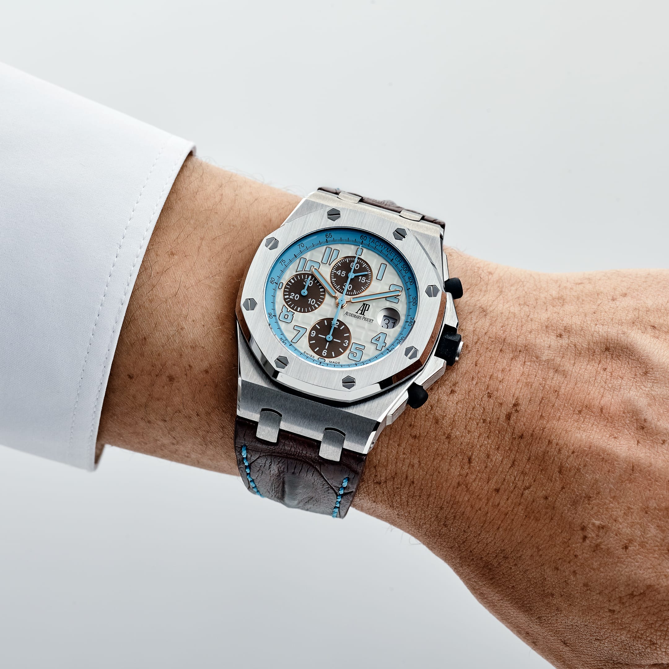 Audemars Piguet Royal Oak Offshore 26187ST.OO.D801CR.01 'Montauk Highway' Stainless Steel White Arabic Dial Limited Edition of 300 (2009)