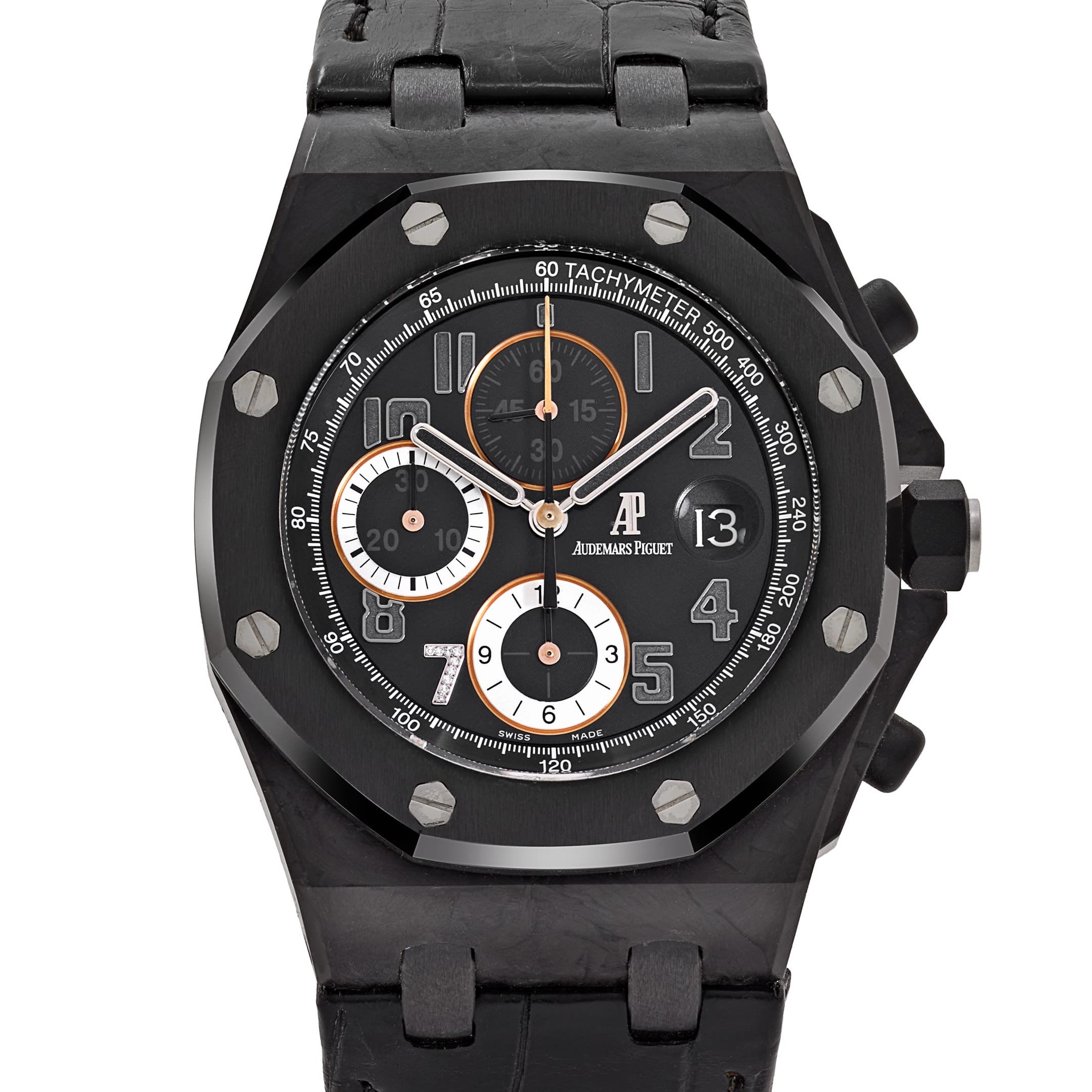 Audemars Piguet Royal Oak Offshore 26205AU.OOD002CR.01 'Ginza 7' Chronograph Carbon Black Dial Limited Edition of 200 (2012)