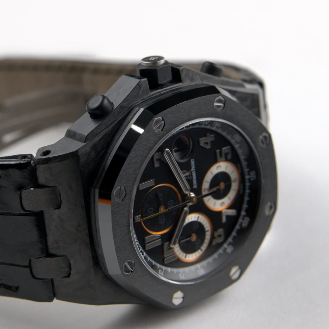 Audemars Piguet Royal Oak Offshore 26205AU.OOD002CR.01 'Ginza 7' Chronograph Carbon Black Dial Limited Edition of 200 (2012)