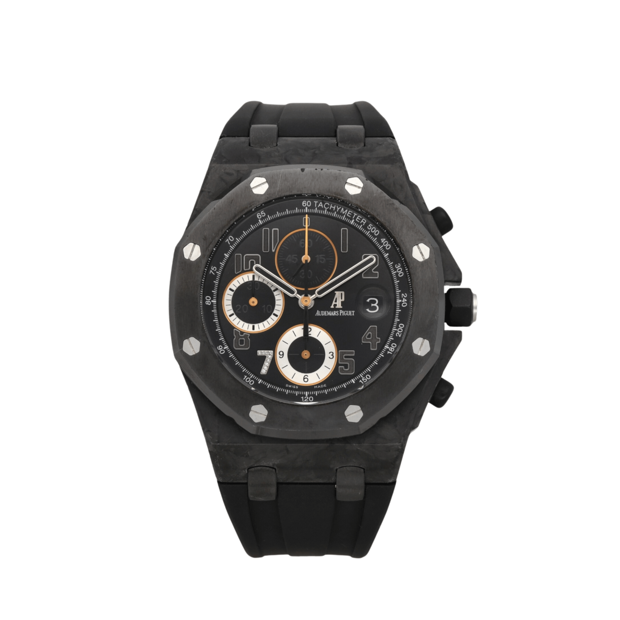 Audemars Piguet Royal Oak Offshore 26205AU.OOD002CR.01 'Ginza 7' Chronograph Carbon Black Dial Limited Edition of 200