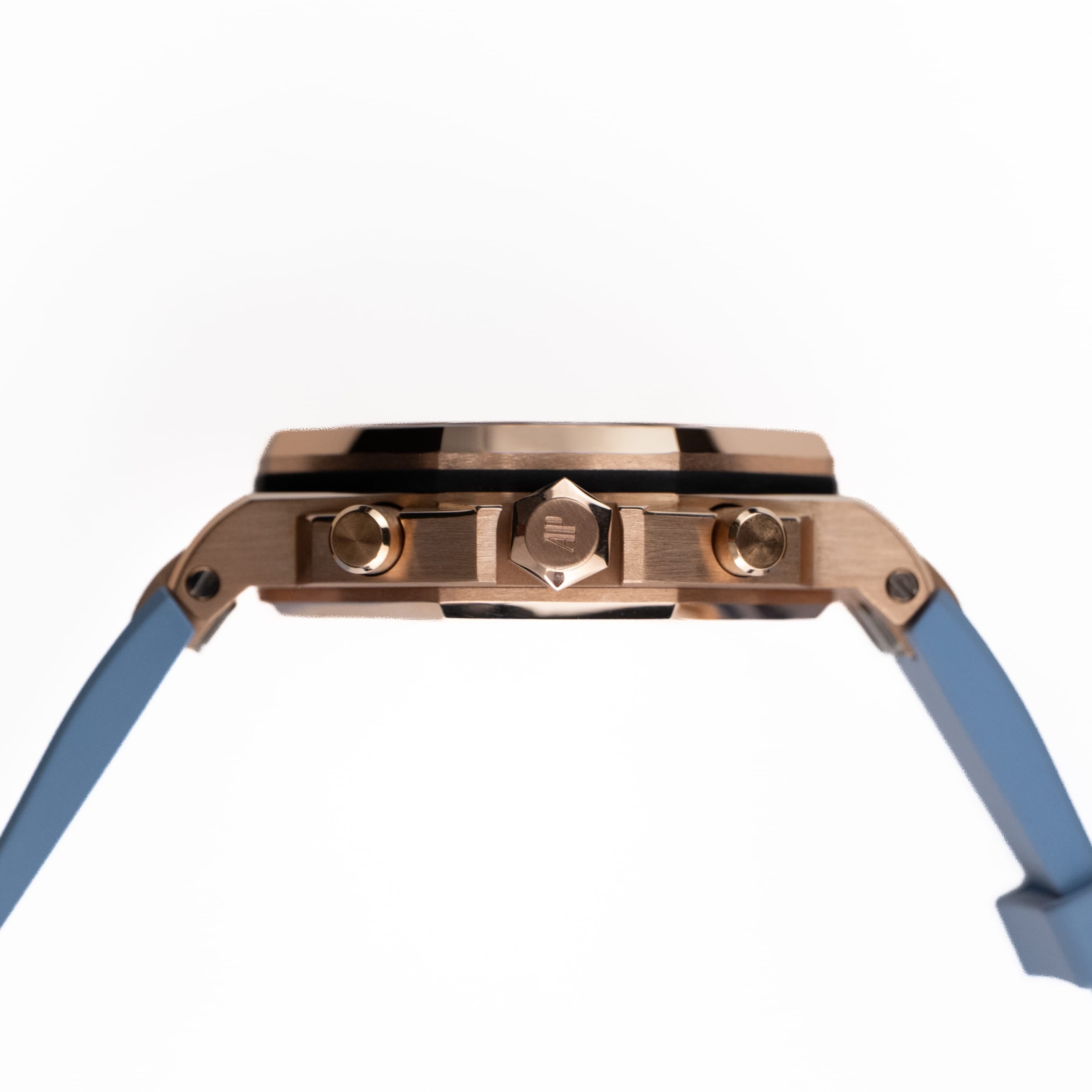 Audemars Piguet Royal Oak Offshore 26231OR.ZZ.A085CA.01 Chronograph Rose Gold Blue Dial Diamond Bezel (2024)