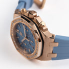 Audemars Piguet Royal Oak Offshore 26231OR.ZZ.A085CA.01 Chronograph Rose Gold Blue Dial Diamond Bezel (2024)