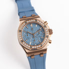 Audemars Piguet Royal Oak Offshore 26231OR.ZZ.A085CA.01 Chronograph Rose Gold Blue Dial Diamond Bezel (2024)