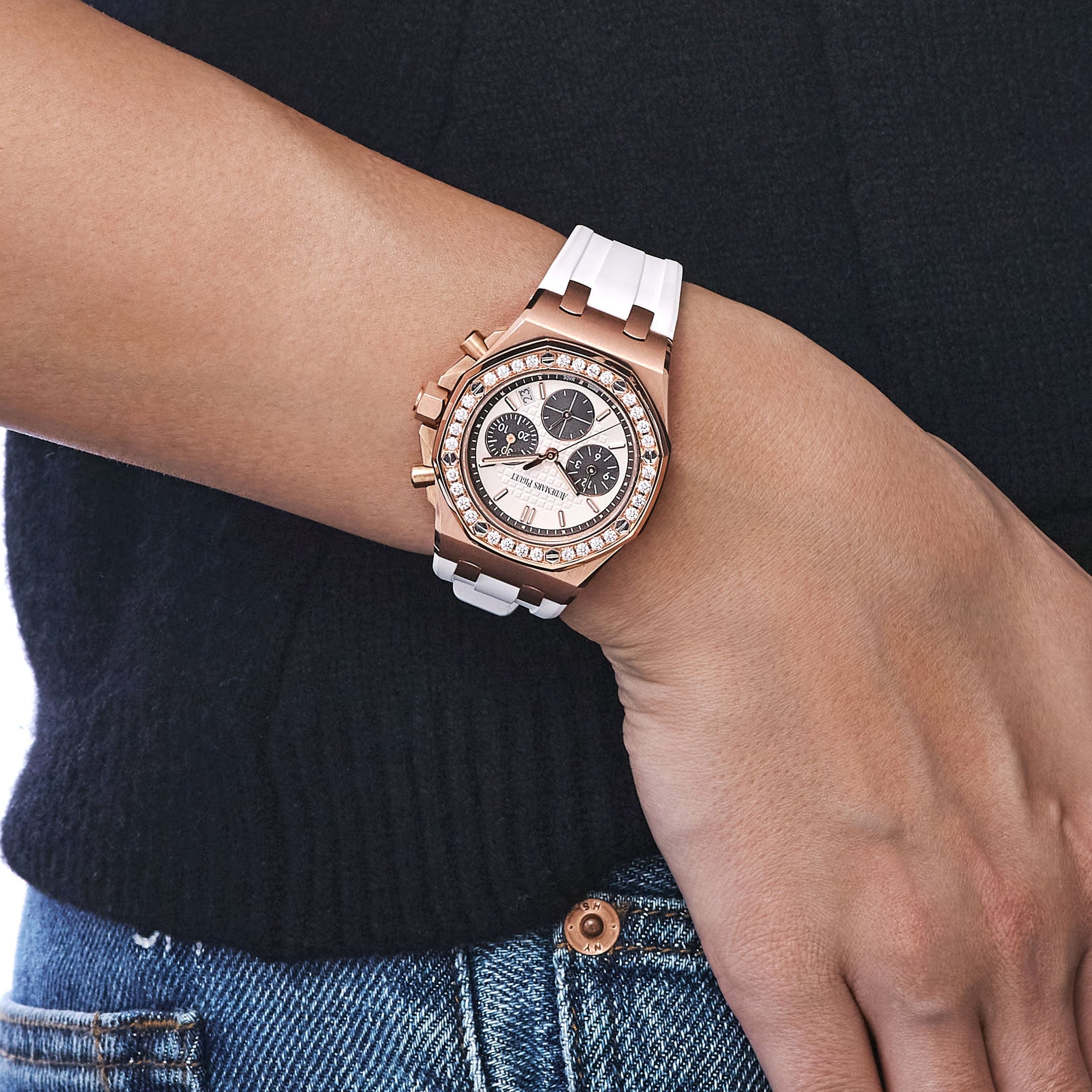 Audemars Piguet  Oak Offshoreラバーベルト Audemars Piguet Royal Oak Offshore 26231OR.ZZ.D003CA.01 'Ladies