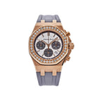 Audemars Piguet Royal Oak Offshore 26231OR.ZZ.D003CA.01 'Ladies' Chronograph Rose Gold Silver Dial Diamond Bezel (2023)