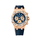Audemars Piguet Royal Oak Offshore 26236OR.ZZ.D027CA.01 'Ladies' Chronograph Rose Gold Blue Dial Diamond Bezel