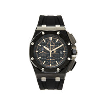 Thumbnail for Luxury Watch Audemars Piguet Royal Oak Offshore Selfwinding Chronograph Black Ceramic 26405CE.OO.A002CA.02 Wrist Aficionado