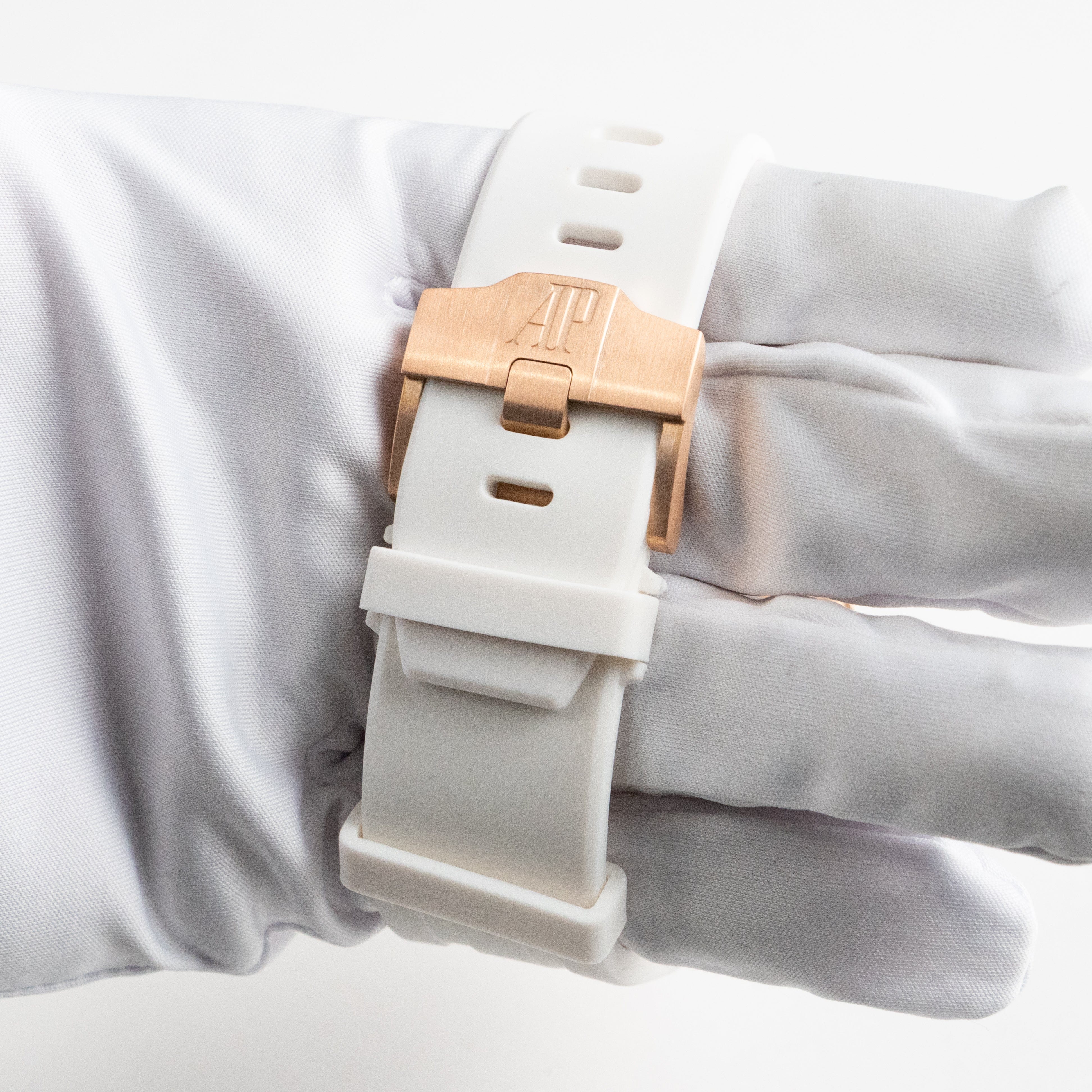 Audemars Piguet Royal Oak Offshore 26408OR.OO.A010CA.01 'Summer' Chronograph Rose Gold White Dial Limited Edition of 500 (2017)