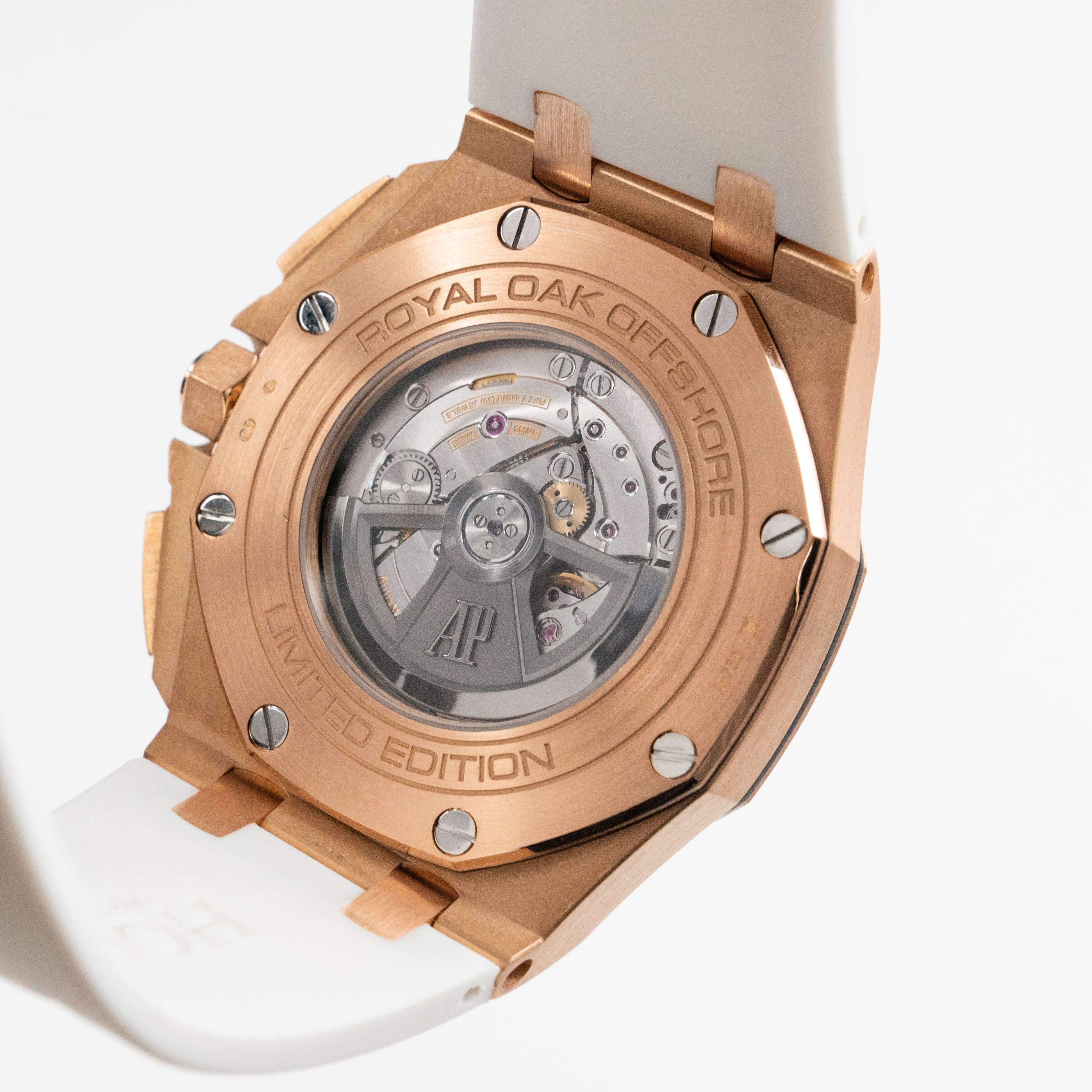 Audemars Piguet Royal Oak Offshore 26408OR.OO.A010CA.01 'Summer' Chronograph Rose Gold White Dial Limited Edition of 500 (2017)