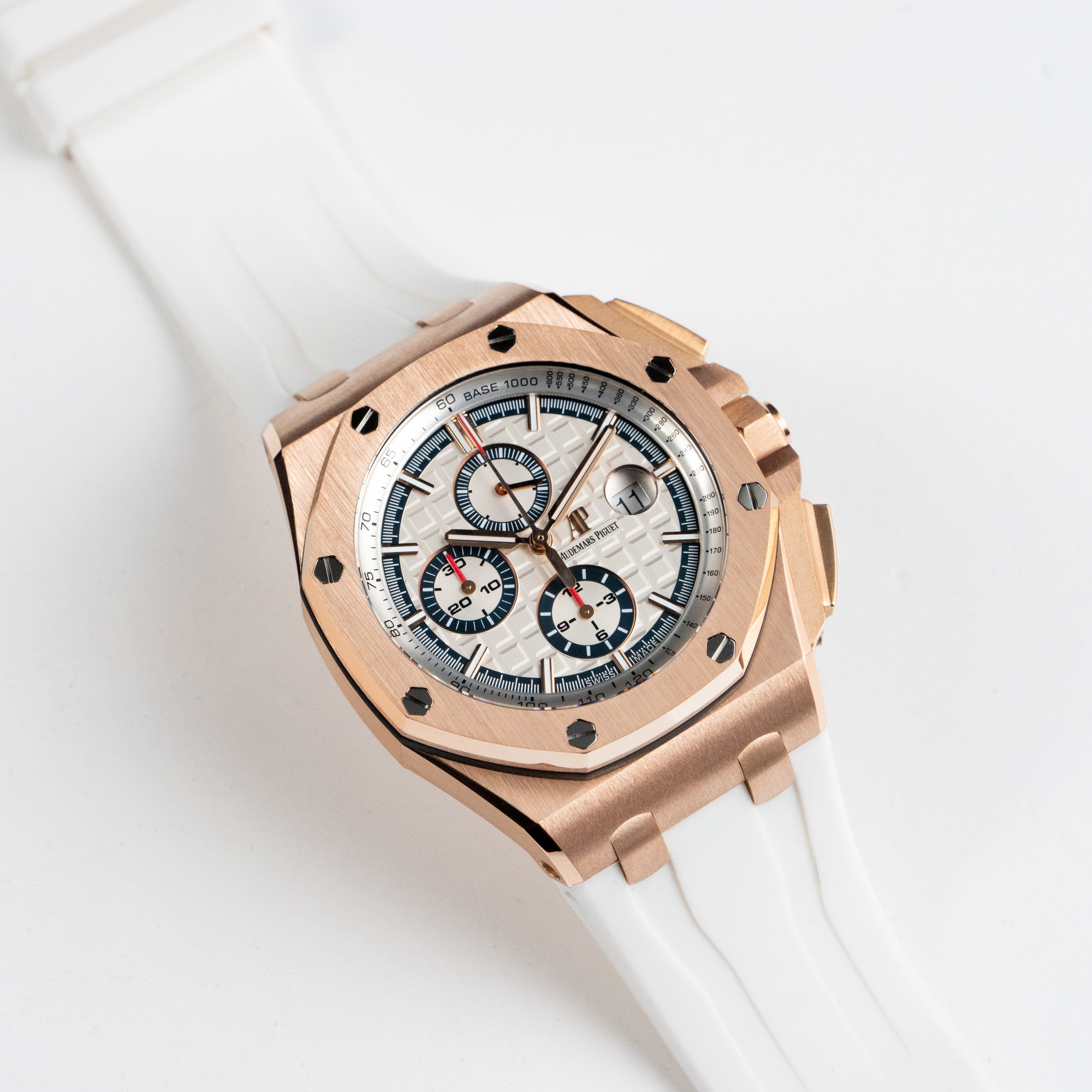 Audemars Piguet Royal Oak Offshore 26408OR.OO.A010CA.01 'Summer' Chronograph Rose Gold White Dial Limited Edition of 500 (2017)