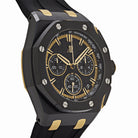 Audemars Piguet Royal Oak Offshore 26420CE.OO.A127CR.01 Chronograph Black Ceramic Yellow Gold Black Dial