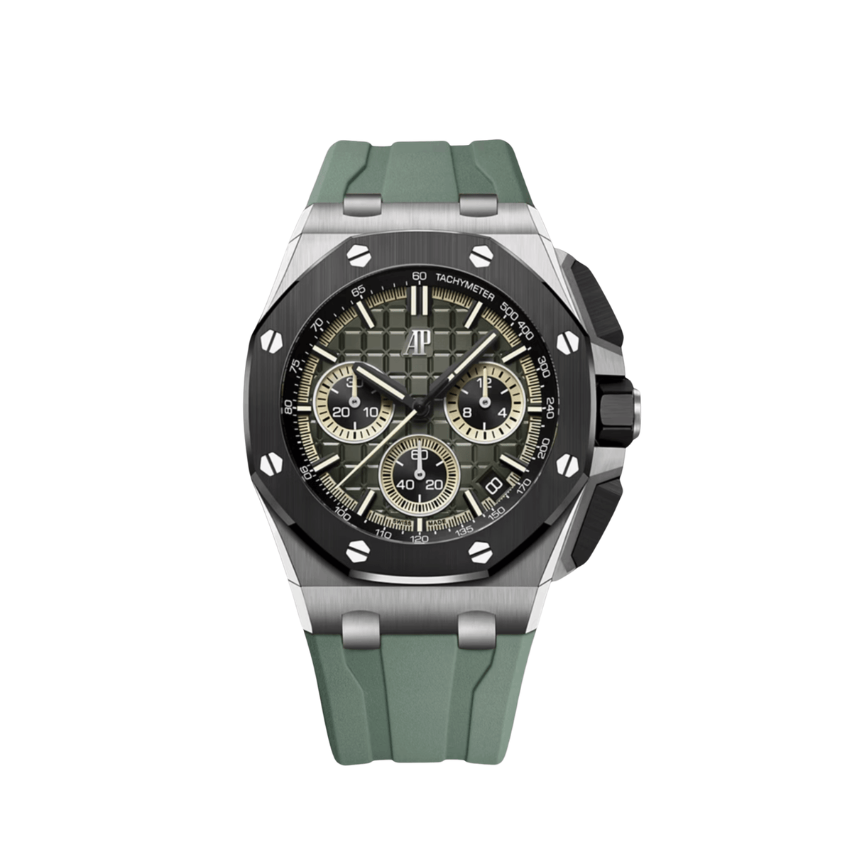 Audemars Piguet Royal Oak Offshore 26420IO.OO.A402CA.01 Chronograph Titanium Black Ceramic Khaki Dial (2026)