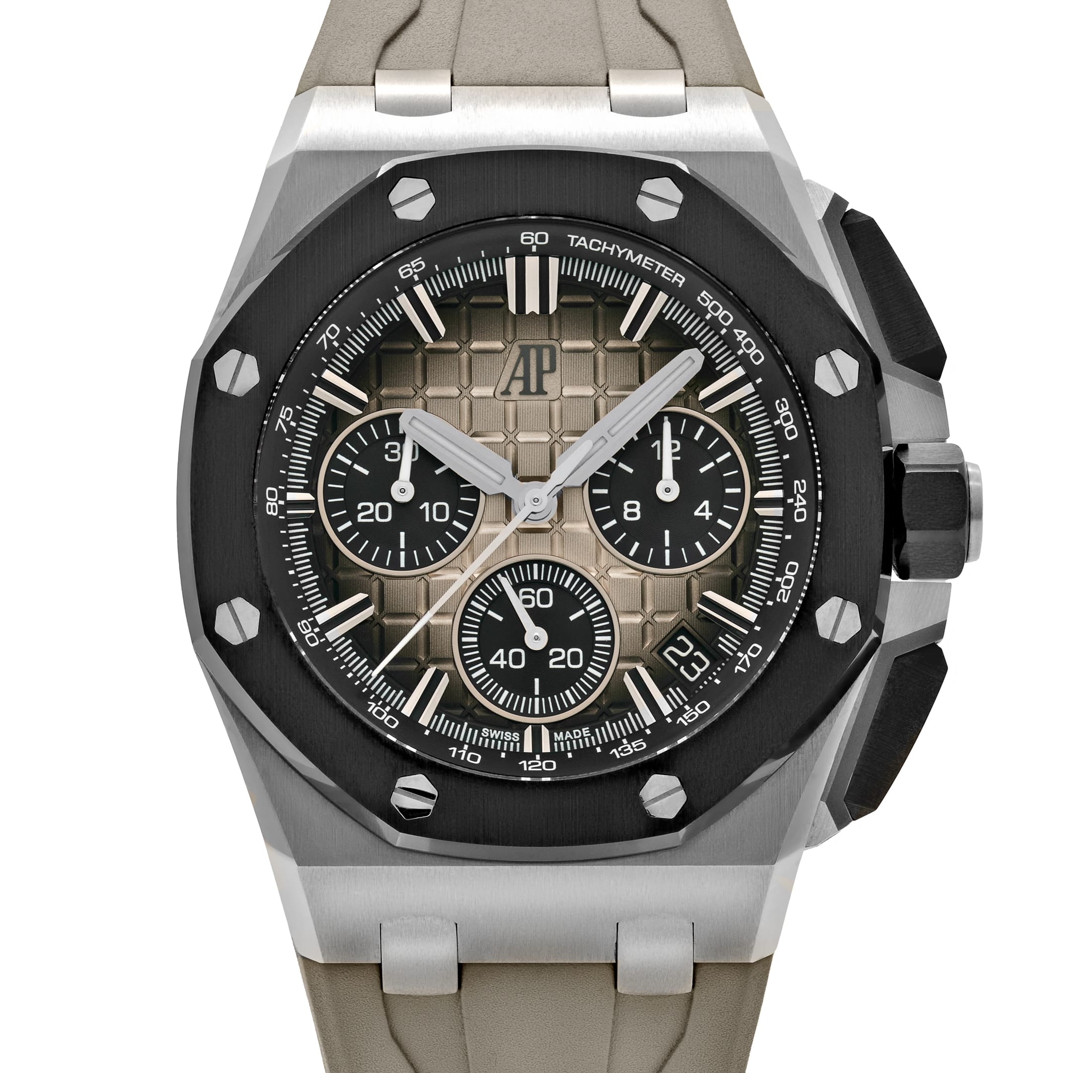 Audemars Piguet Royal Oak Offshore 26420SO.OO.A600CA.01 Chronograph Stainless Steel Smoked Light Brown Dial