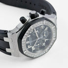 Audemars Piguet Royal Oak Offshore 26424BC.ZZ.D002CA.01 Chronograph White Gold Black Dial Diamond Bezel